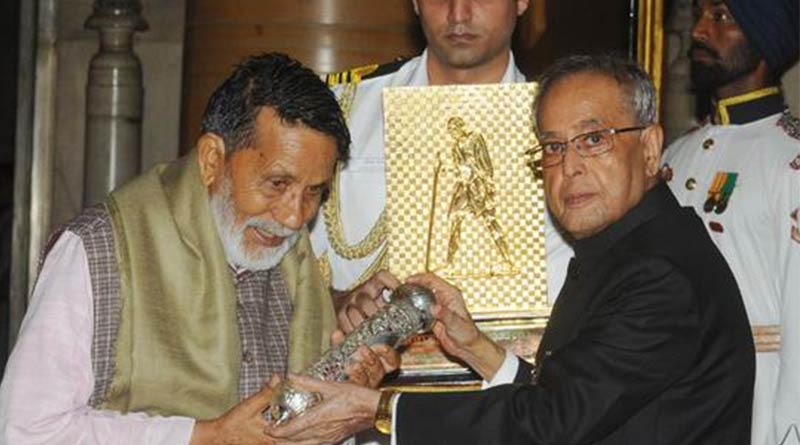 Chandi Prasad Bhatt Receive International Gandhi Peace Prize