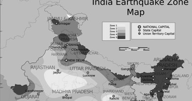 Indian Earthquake And Volcanic Zones