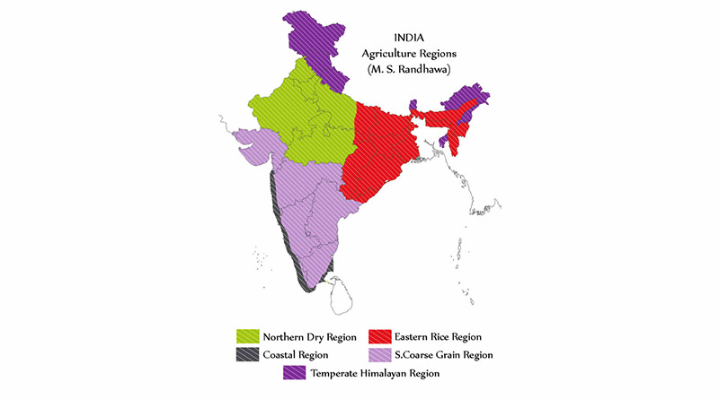 Agricultural Regions Of India