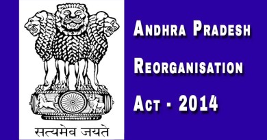 Andhra Pradesh Reorganisation Act - 2014