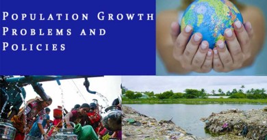 Population Growth, Problems and Policies
